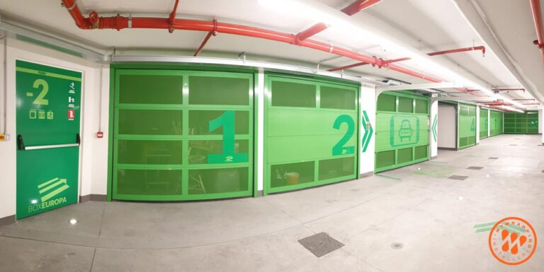 My Wrapping: Personalizzazione grafica per interior di Autorimessa Meccanizzata